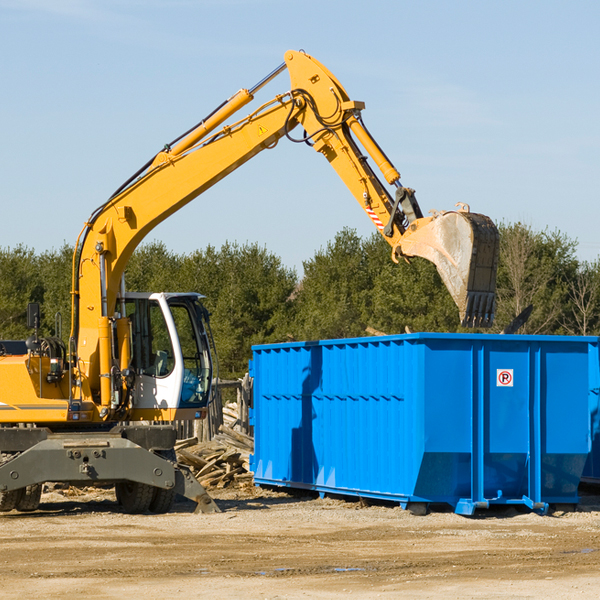 can i request a rental extension for a residential dumpster in McNair